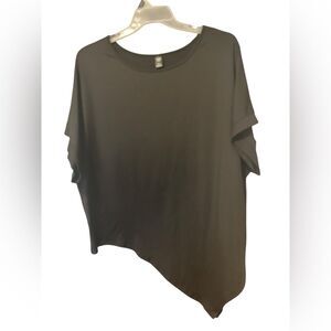Shein Asymmetrical Black Top